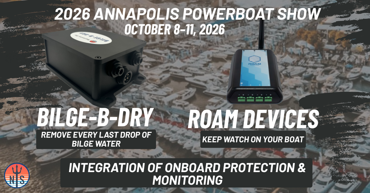 The 2026 Annapolis Powerboat Show: What to Expect — And Why You’ll Find Neptunian Sky/BILGE-B-DRY Sharing Space with Roam Devices
