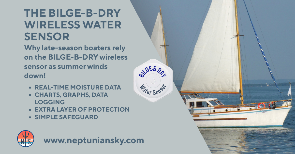 Why Late Season Boaters Rely on the BILGE-B-DRY Wireless Water Sensor — and Why Now Is the Best Time to Buy