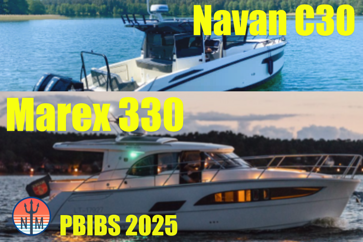 The New Marex 330 Scandinavia and Navan C30 at the PBIBS 2025