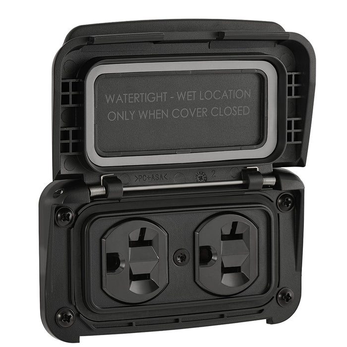 Scanstrut Ventura Series Dual AC Outlet - 125V - 20A [SC-V-P1]