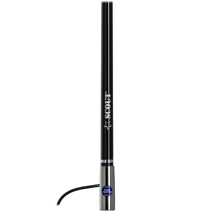 Scout Titan Series 4' Black AM/FM Antenna Fiberglass [PF AN NAMFM012T]