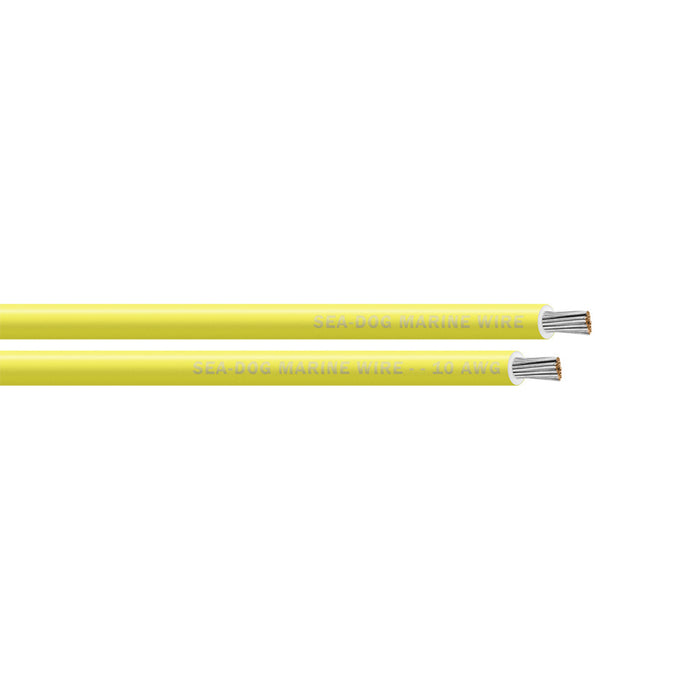Sea-Dog 10 AWG Yellow Primary Wire - 100' [8010032]