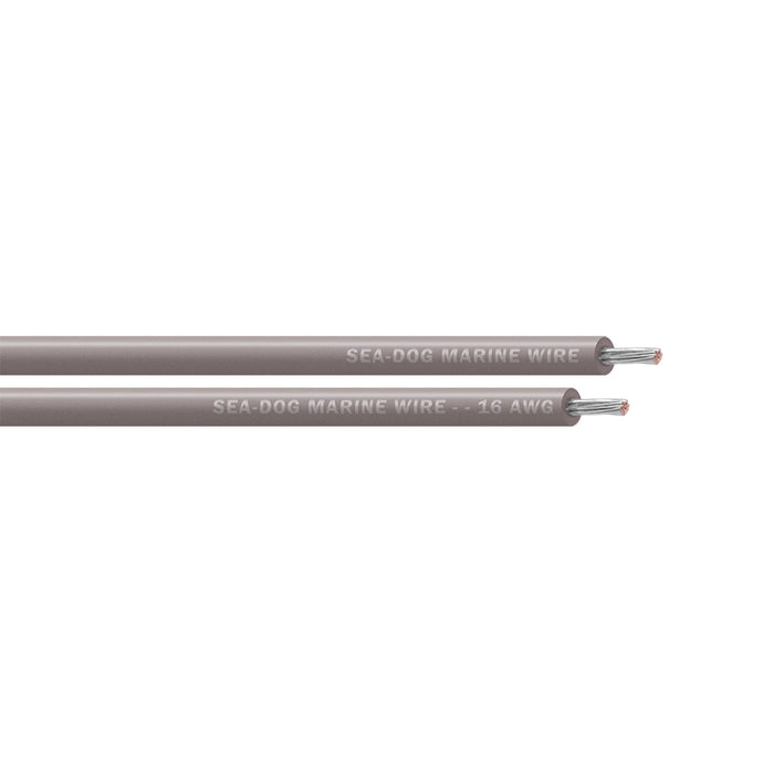 Sea-Dog 16 AWG Grey Primary Wire - 250' [8016114]