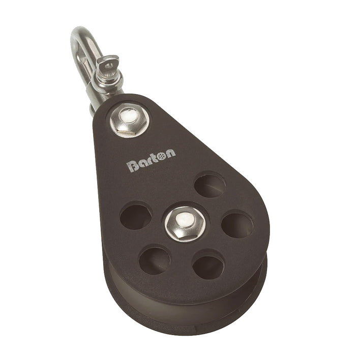 Barton Plain Bearing Pulley Block Single Swivel - Size 6, 64mm [N06130]