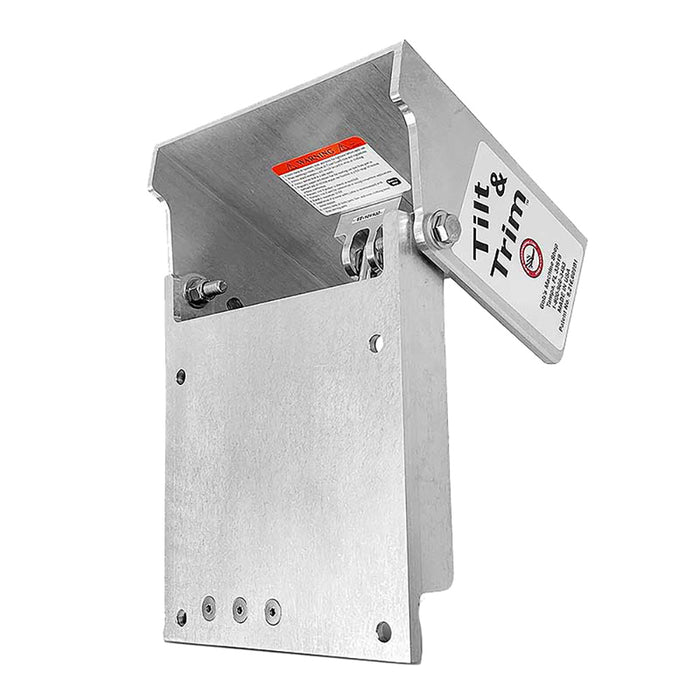 Bob's Machine Action Series Tilt  Trim f/Clamp on Motors - Silver - 30HP [100-701100-NOPC]