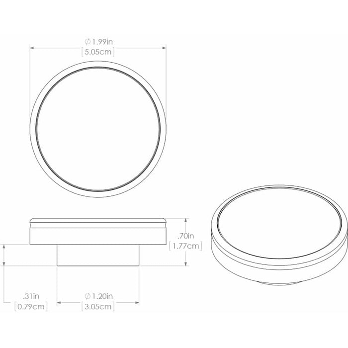 Lumitec Halo Flush Mount Down Light Spectrum RGBW - White Housing [112827]