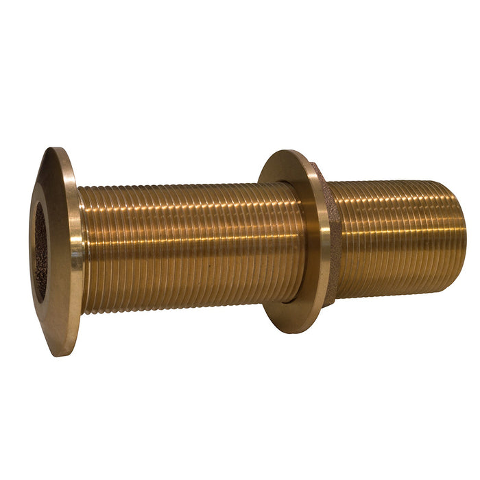 GROCO 2" Bronze Extra Long Thru-Hull Fitting w/Nut [THXL-2000-W]