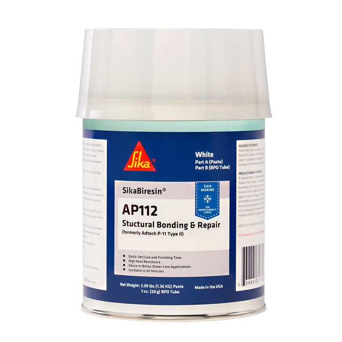 Sika SikaBiresin AP112 + BPO Cream Hardener - White - Quart [611395]