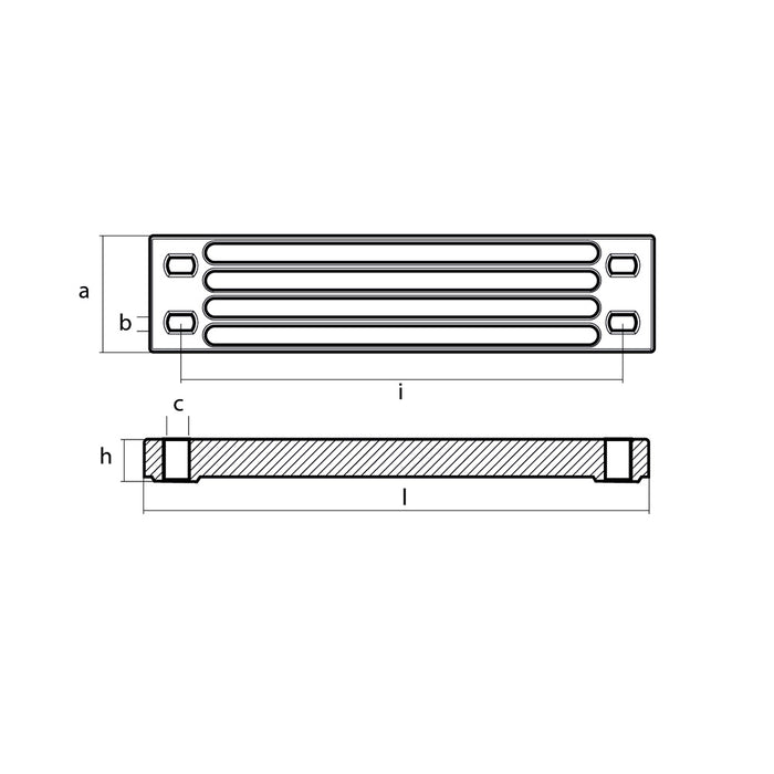 Tecnoseal Aluminum Yamaha Bar Anode f/Engine Bracket [01112-1AL]