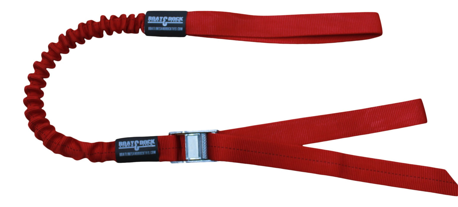 The Original Adjustable Bungee Dock Tie - 2 Looped Ends