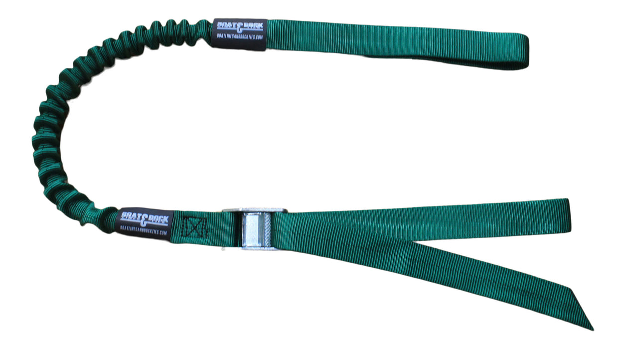 The Original Adjustable Bungee Dock Tie - 2 Looped Ends