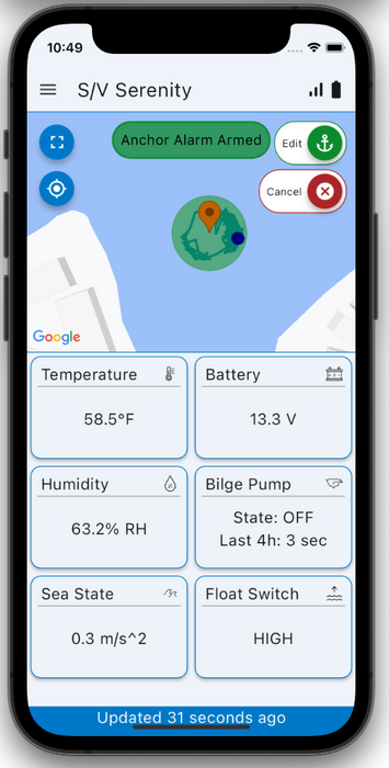 ROAM Marine Moniter